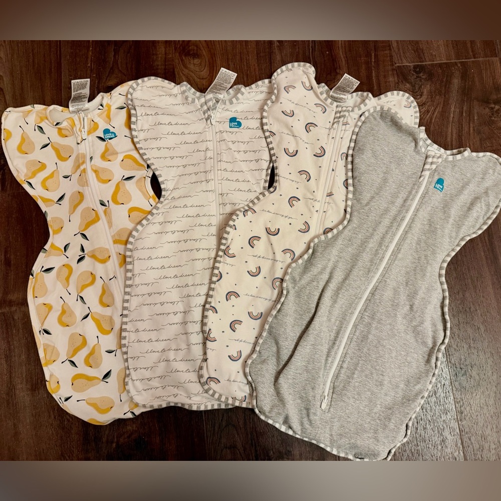LoveToDream Swaddles Bundle (Small) Zip-up sleep sacks, 8-13lbs